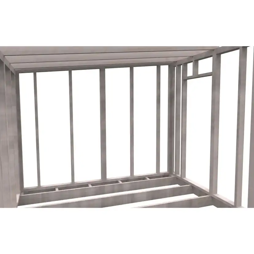 Friggebodsstomme Byggstommar 6 grader 4500x3190 mm Färdiga Sektioner