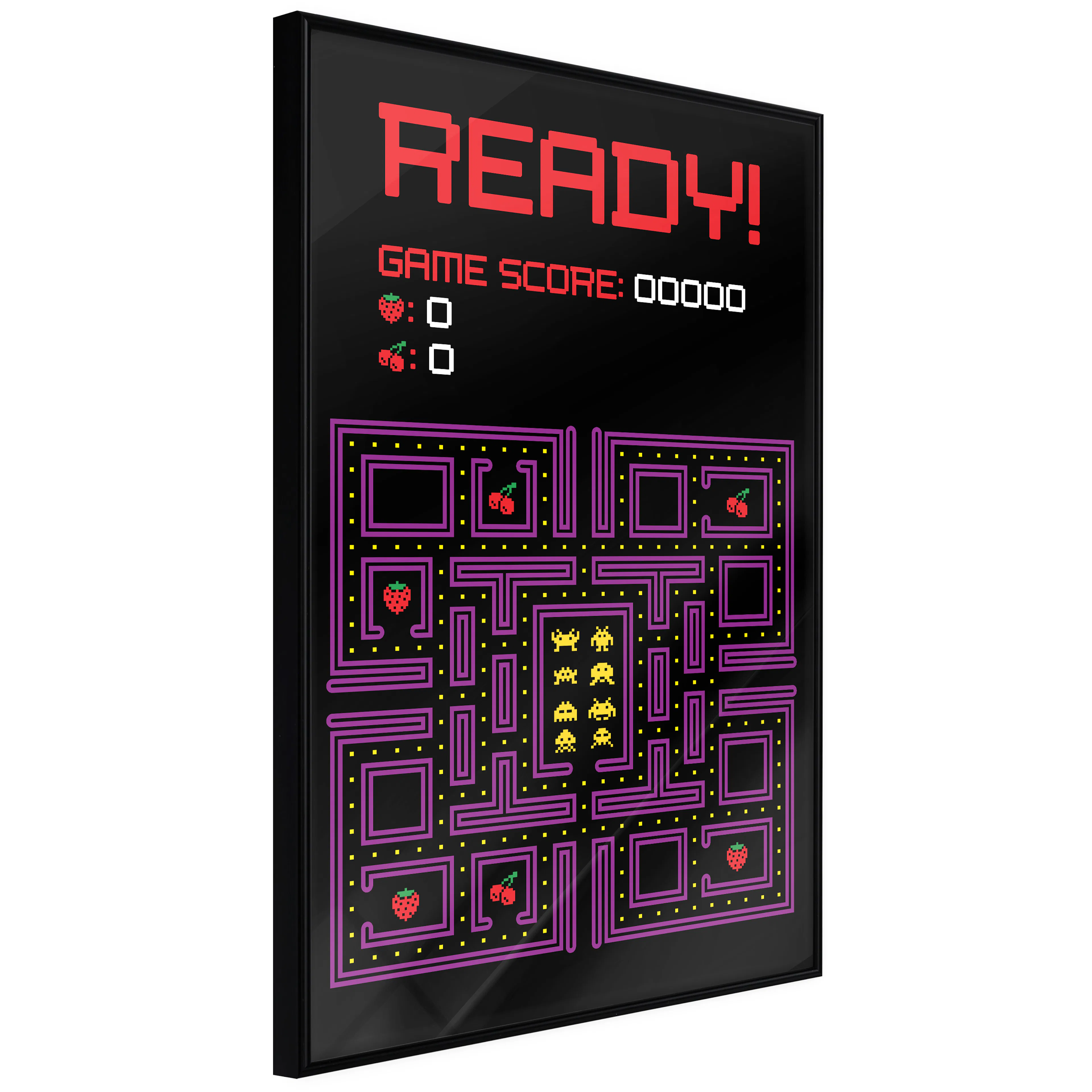 Affisch - Ready! [Poster] 40x60 Svart ram, 40x60 cm
