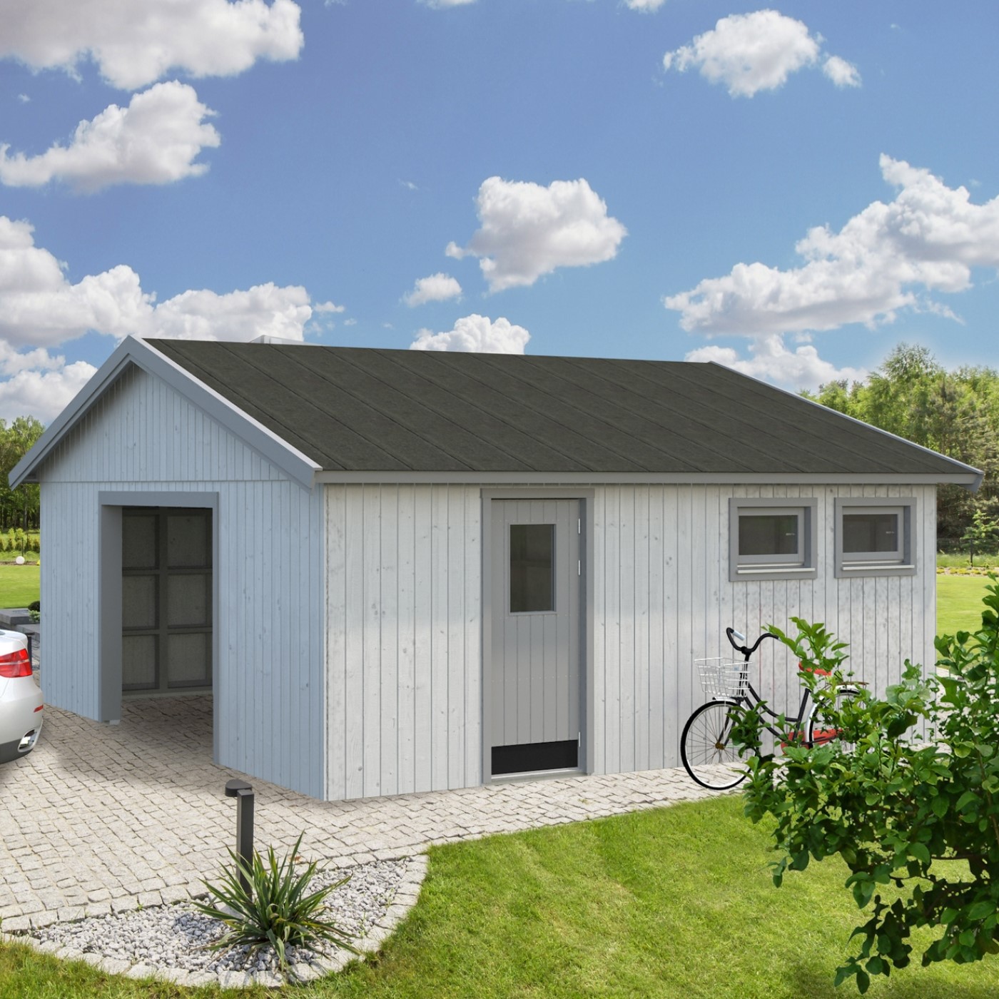 Garage Palmako Andre 32,1 m2 utan Port