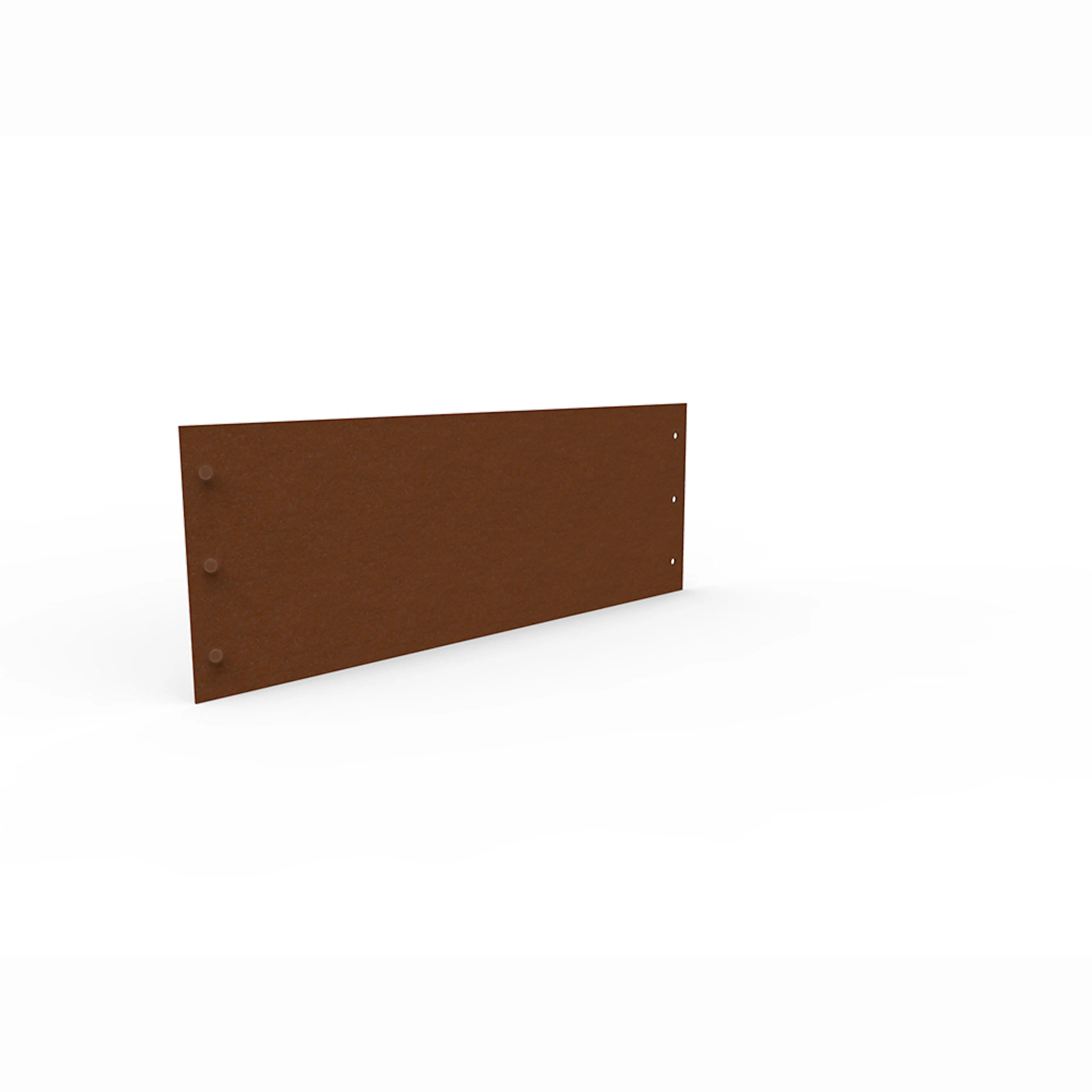 Planteringskant corten 180 mm rak 500 mm L: 500 mm