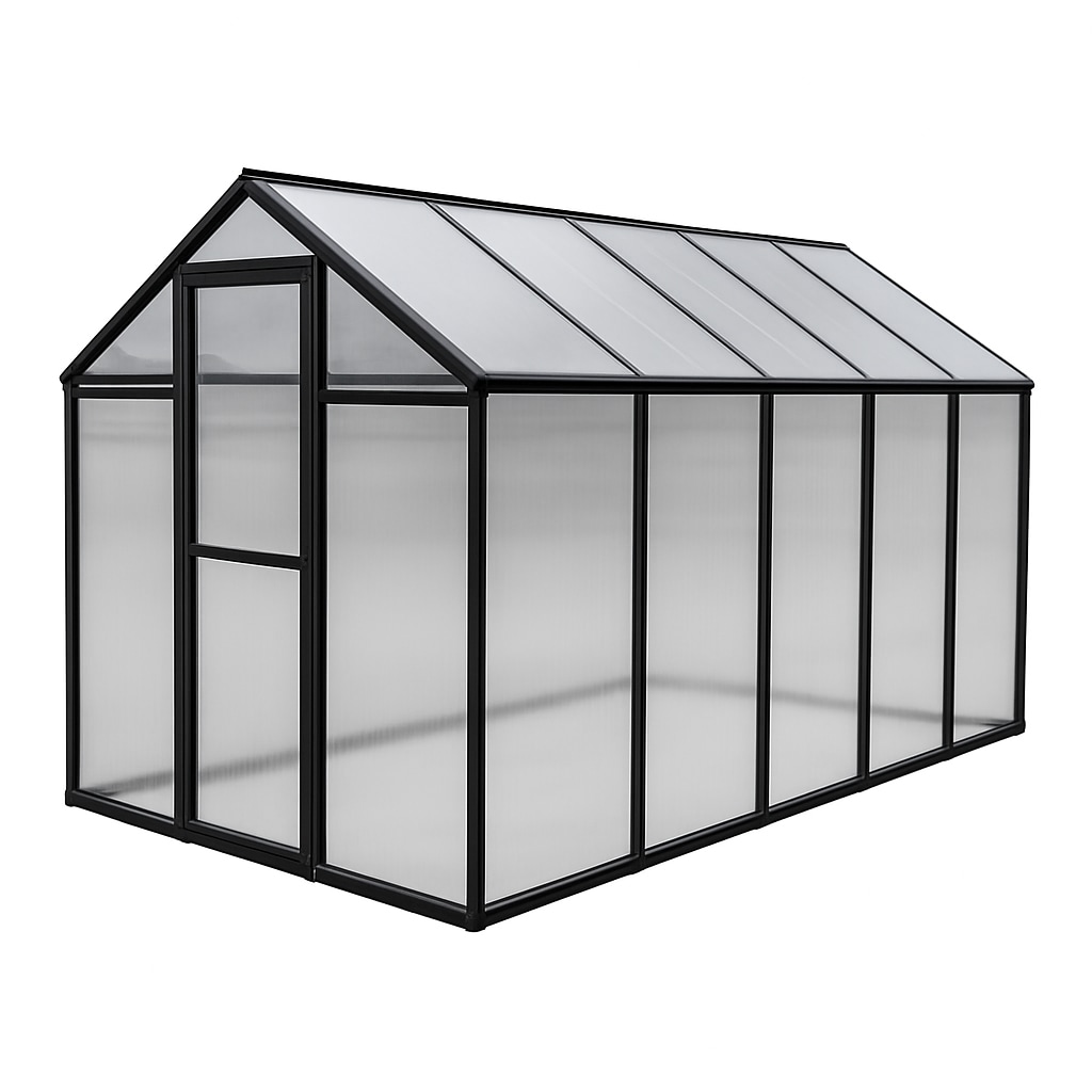 Växthus Green Land Solid 5,7 m² Polykarbonat
