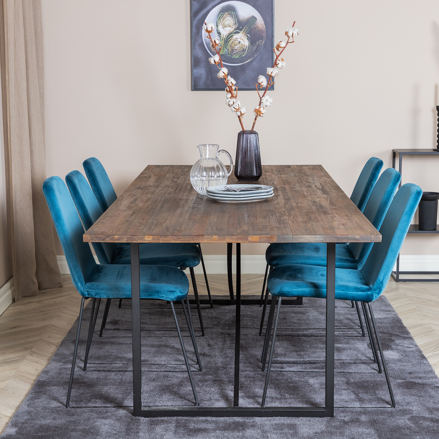 Matgrupp Venture Home Peo med 6 Muscot Stolar