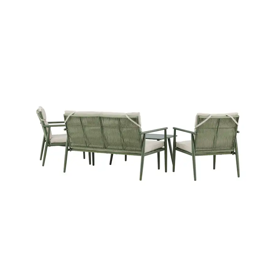 Mazzaro Sofa Set - Green / Beige Grön