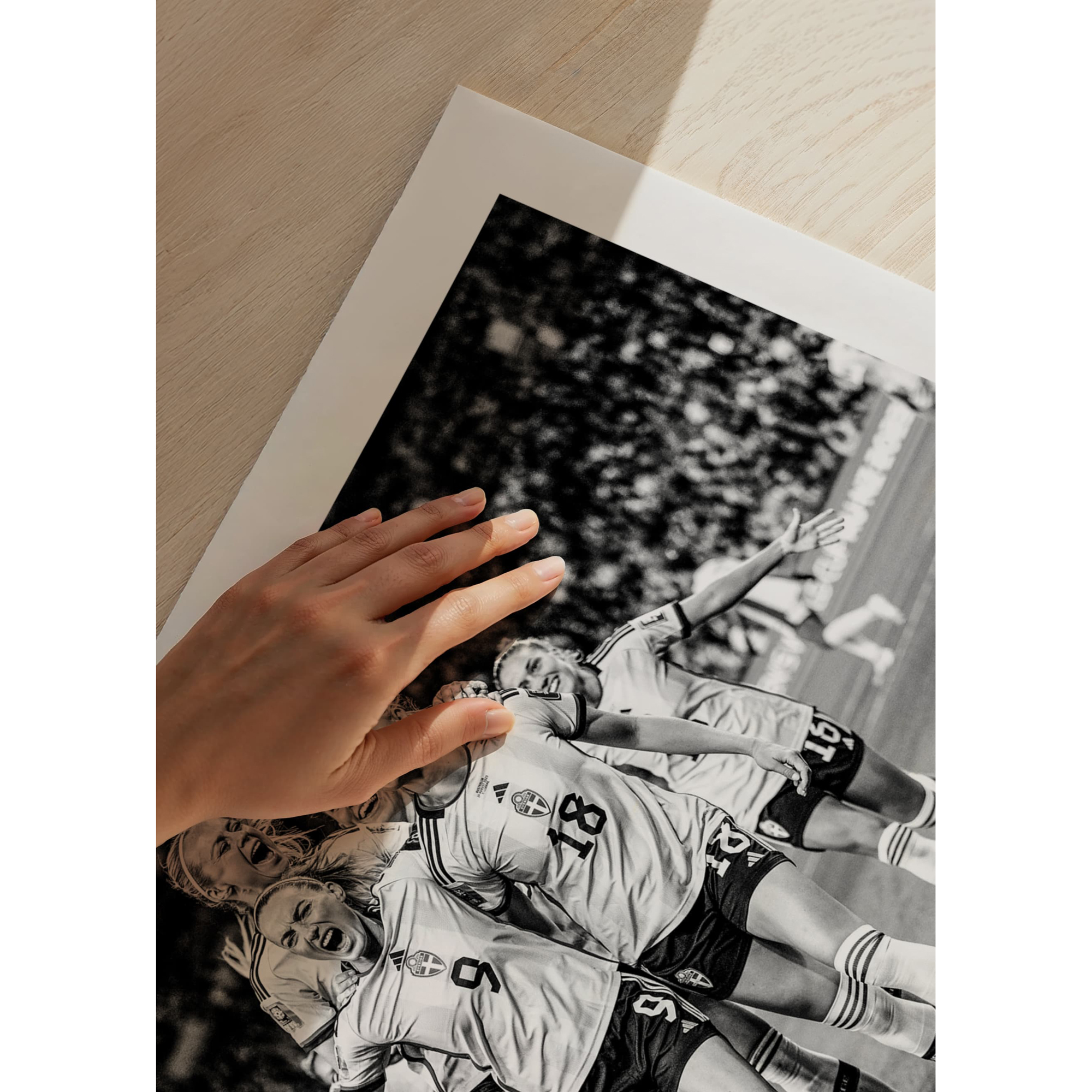 Poster Gallerix Fotbolls-VM Australien 2023 B&W