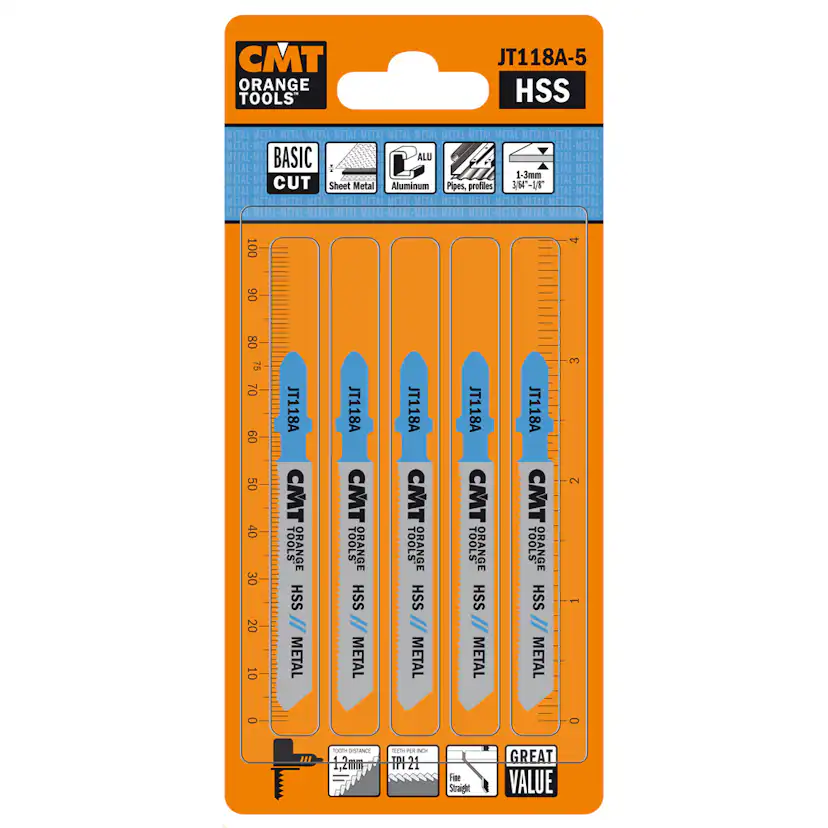 Sticksågblad CMT Orange Tools Metall 50mm HSS Metal Basic