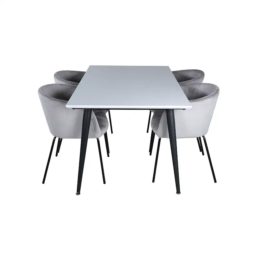 Matgrupp Venture Home Jolie med 4 Bergen Stolar