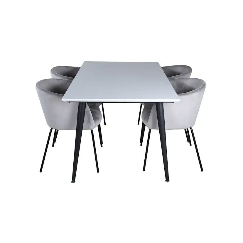 Matgrupp Venture Home Jolie med 4 Bergen Stolar