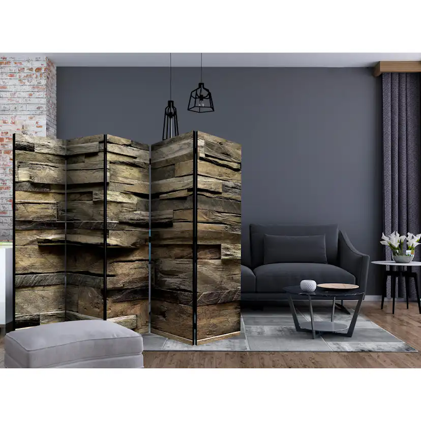 Rumsavdelare Arkiio Rustic Style Country Cottage II 225x172 cm