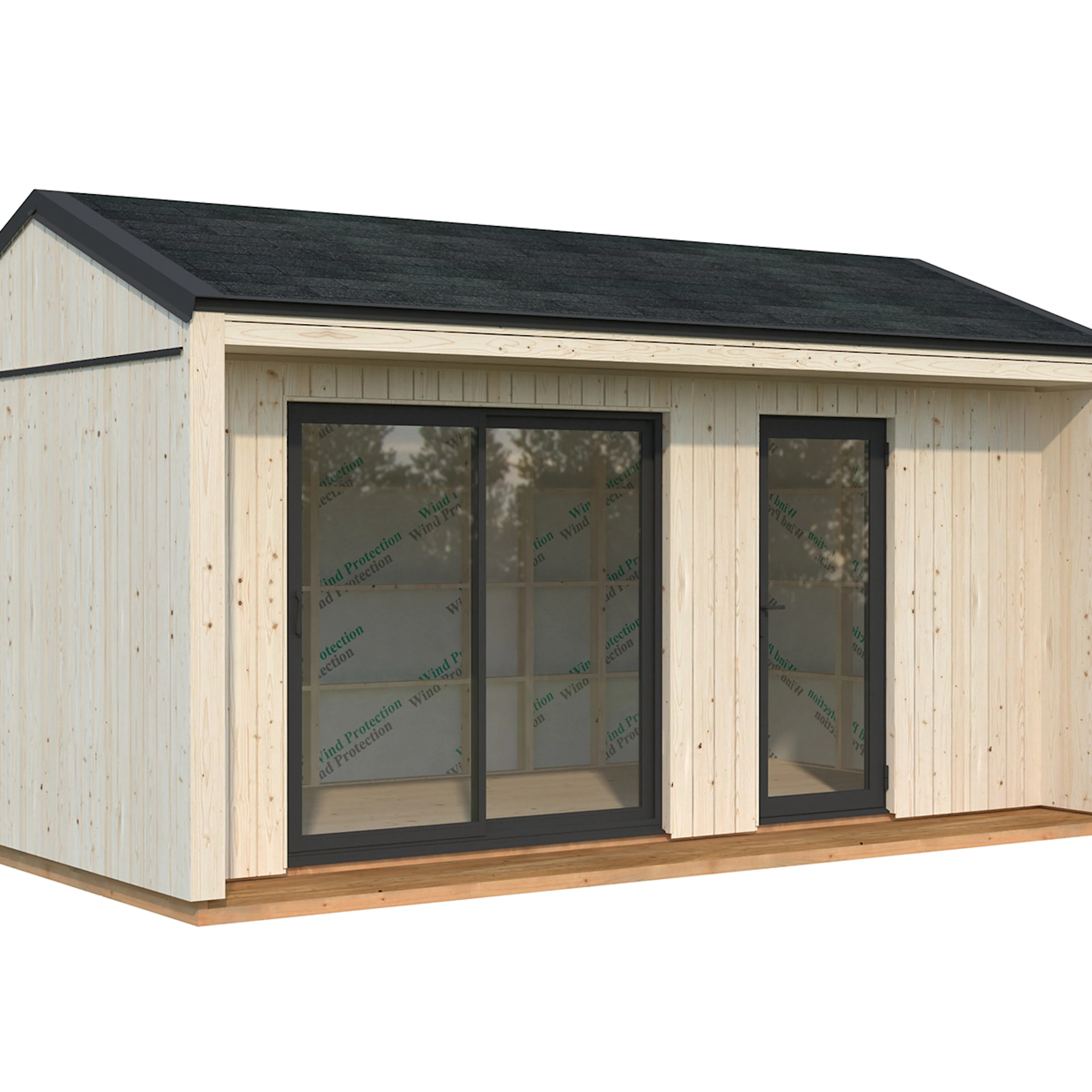 Trädgårdshus Palmako Rebekka 19 m² (inv. 13,6 m² )