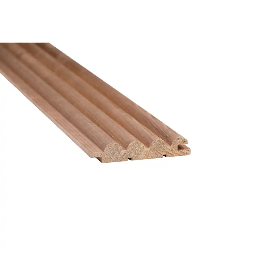 Bastupanel Sauna Sweden Termo Asp 15x82x2400 mm Längd: 2400 mm