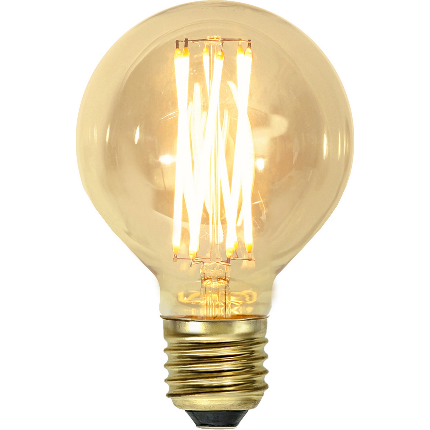 LED-lampa Star Trading E27 G80 Vintage Gold Dimbar
