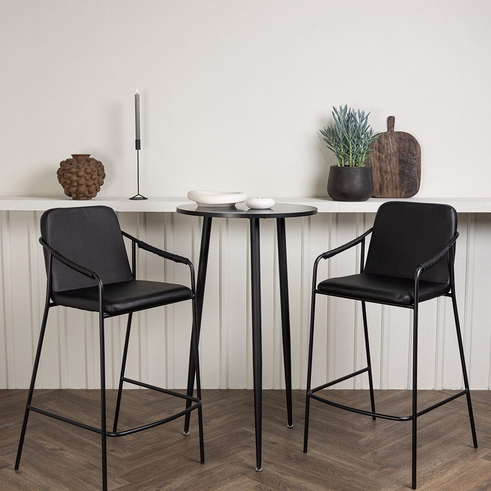 Matgrupp Venture Home Plaza Ø60 cm med 2 st Bella stolar