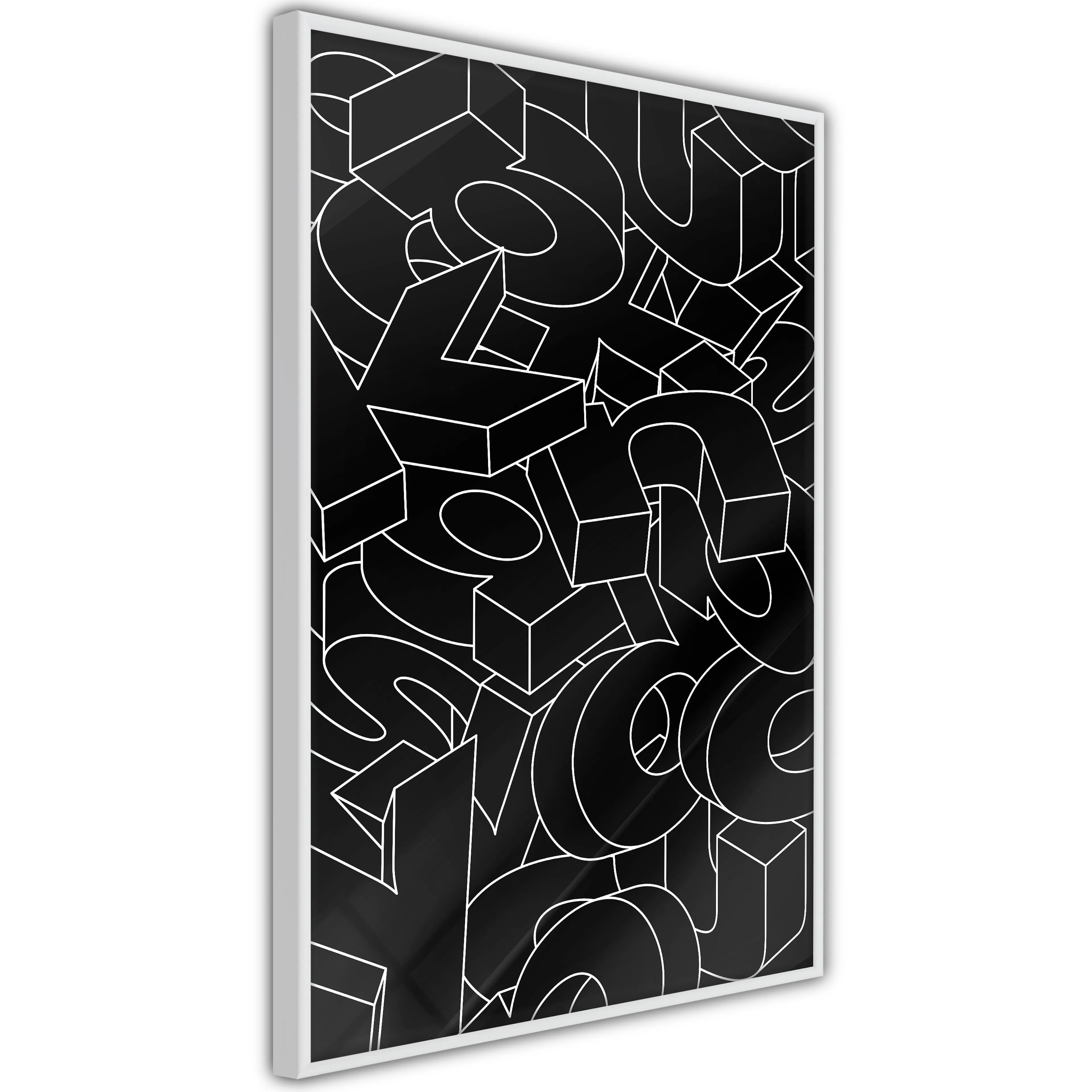 Poster Artgeist Affisch Alphabet