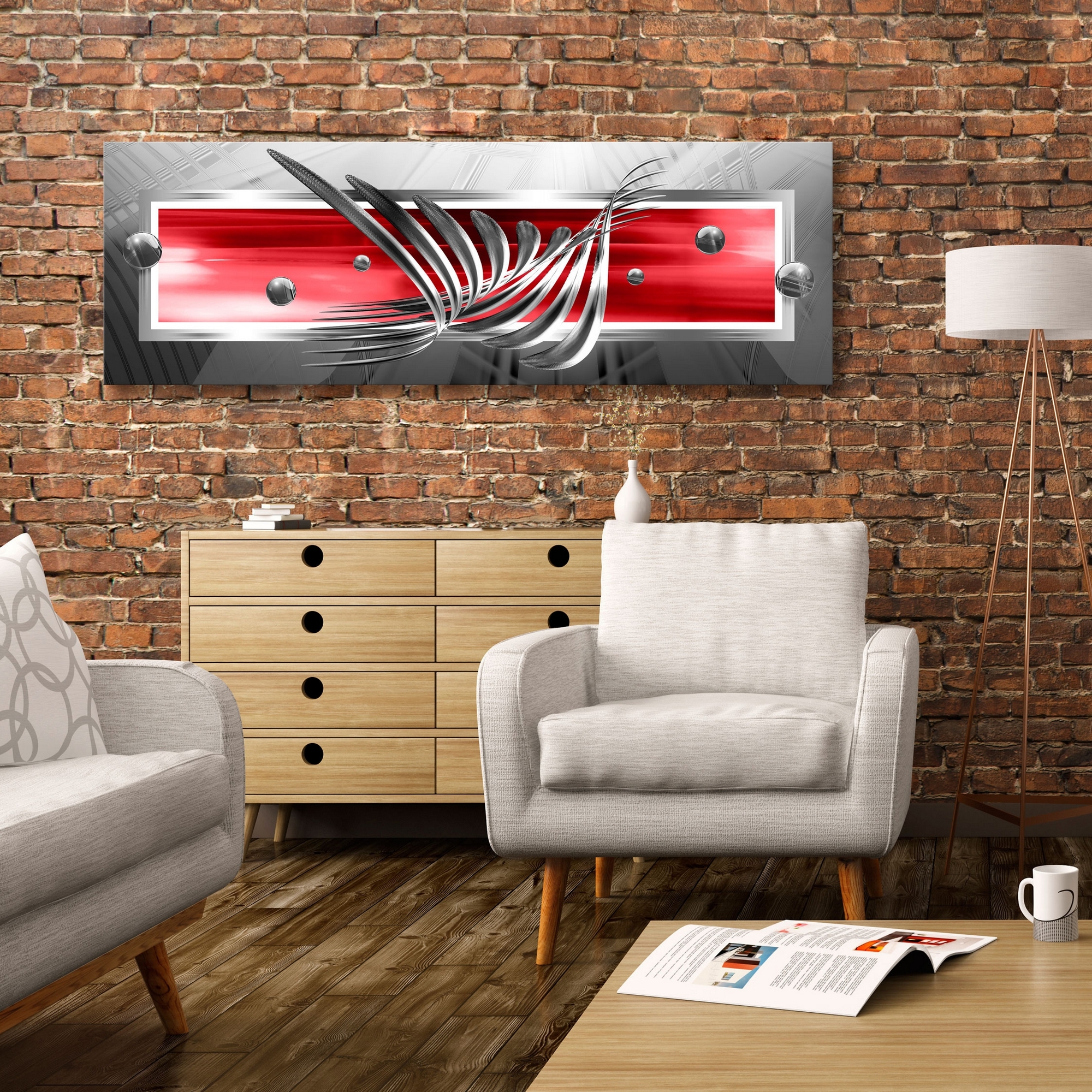 Tavla Arkiio Silver Wings Red