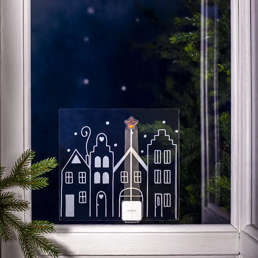 Juldekoration Star Trading Windo LED