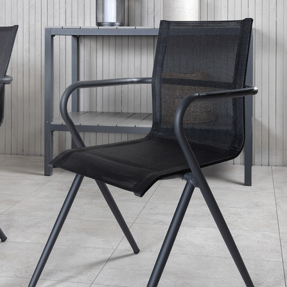 Matgrupp Venture Home Vyn med 6 Anve Matstolar