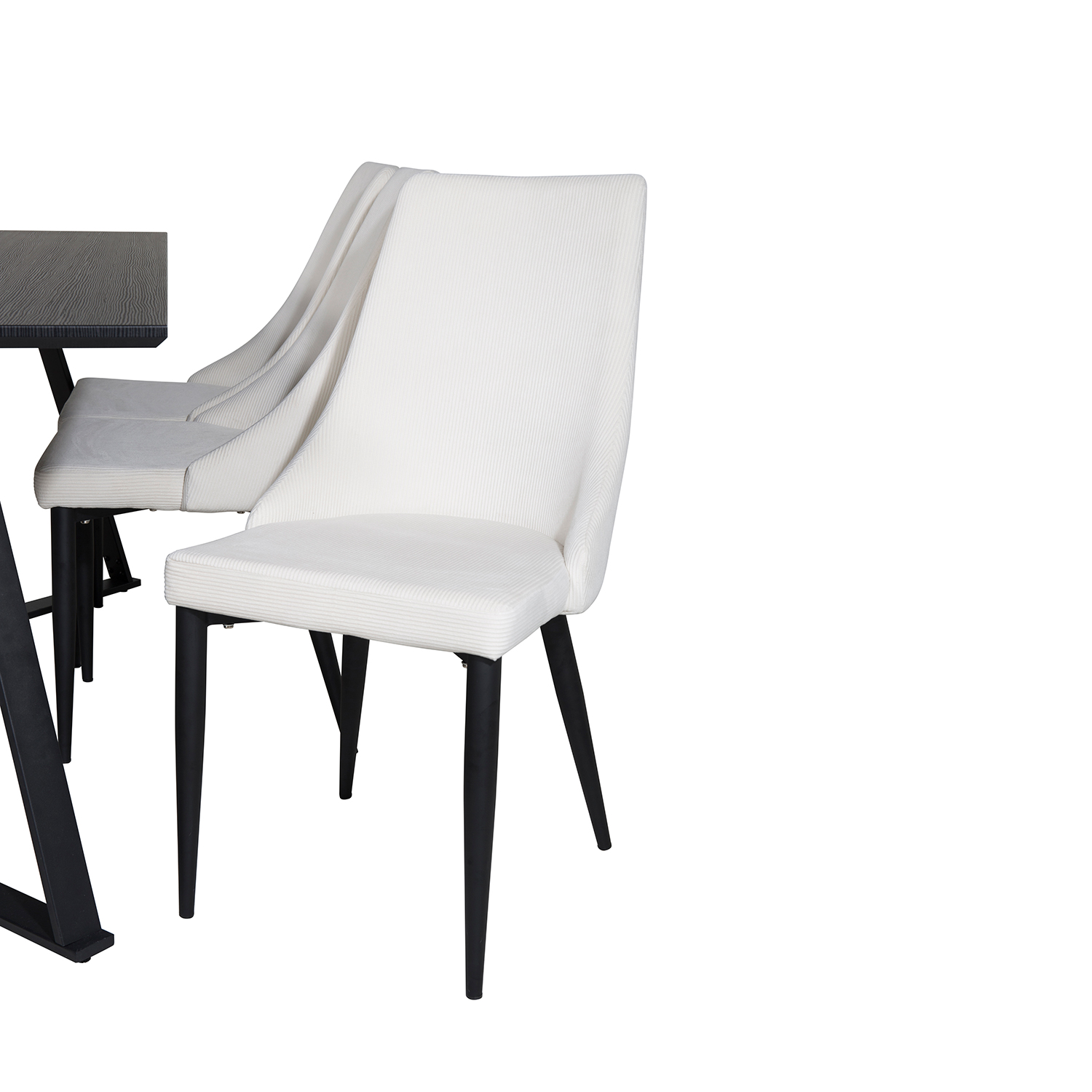 Matgrupp Venture Home Madde med 6 Laura Stolar Manchester