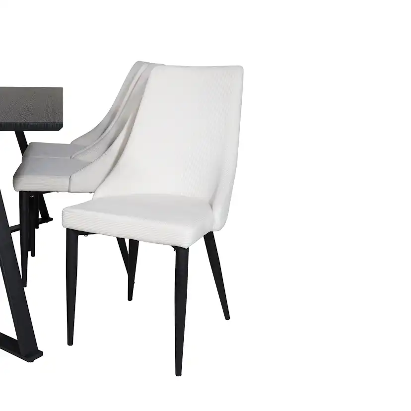 Matgrupp Venture Home Madde med 6 Laura Stolar Manchester