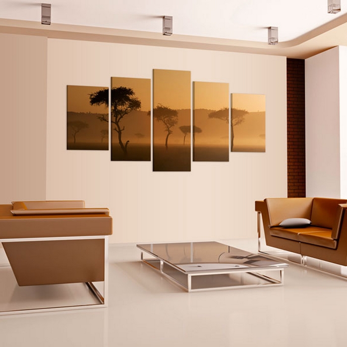 Tavla Arkiio Fog Over A Savannah