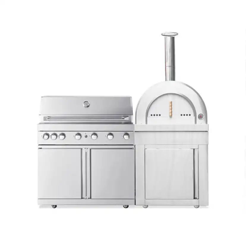 Vedeldad Pizzaugn Myoutdoorkitchen Classic Line Stainless Modul Naples