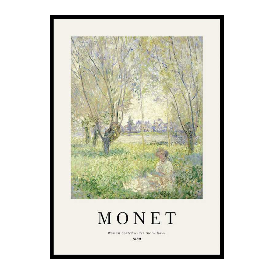 Poster Gallerix Monet Williows