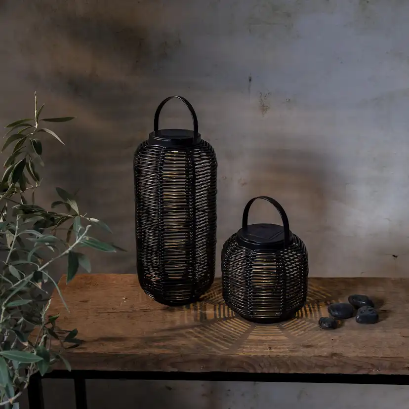 Solcellslykta Star Trading Runda 15 cm