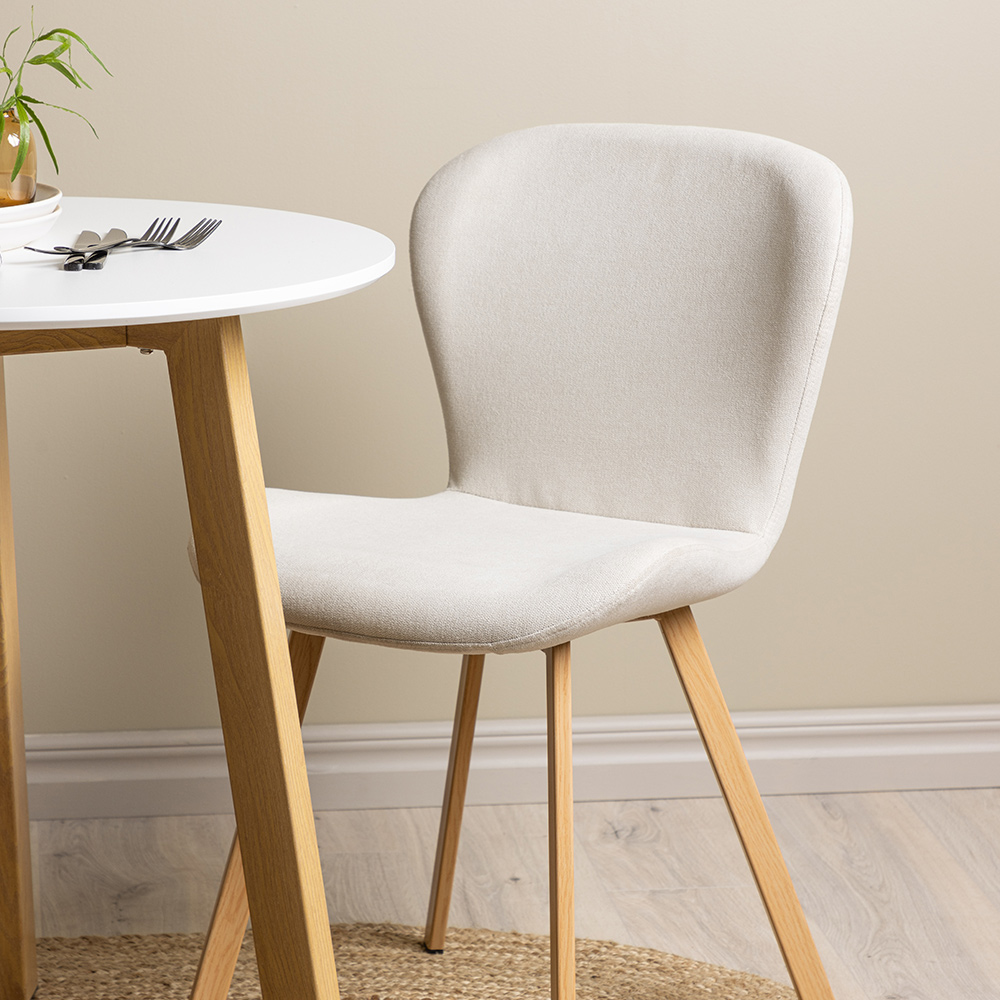 Matgrupp Venture Home Leonora Ø65 cm med 2 st Lilja stolar
