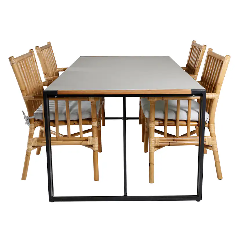 Matgrupp Venture Home Thea med 4 Cane Stolar