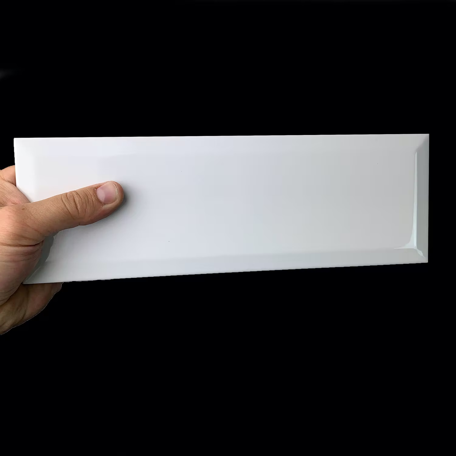 Kakel Tenfors Metro Vit Blank 10x30 cm