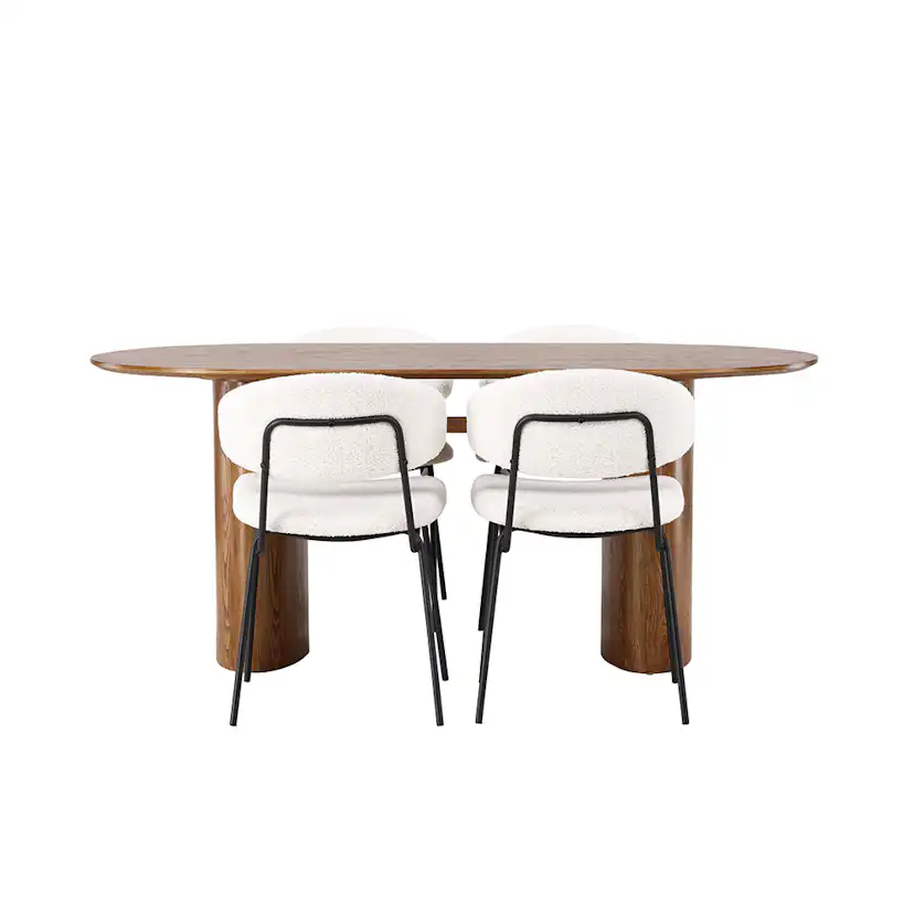 Matgrupp Venture Home Isolde med 4 Chico Stolar