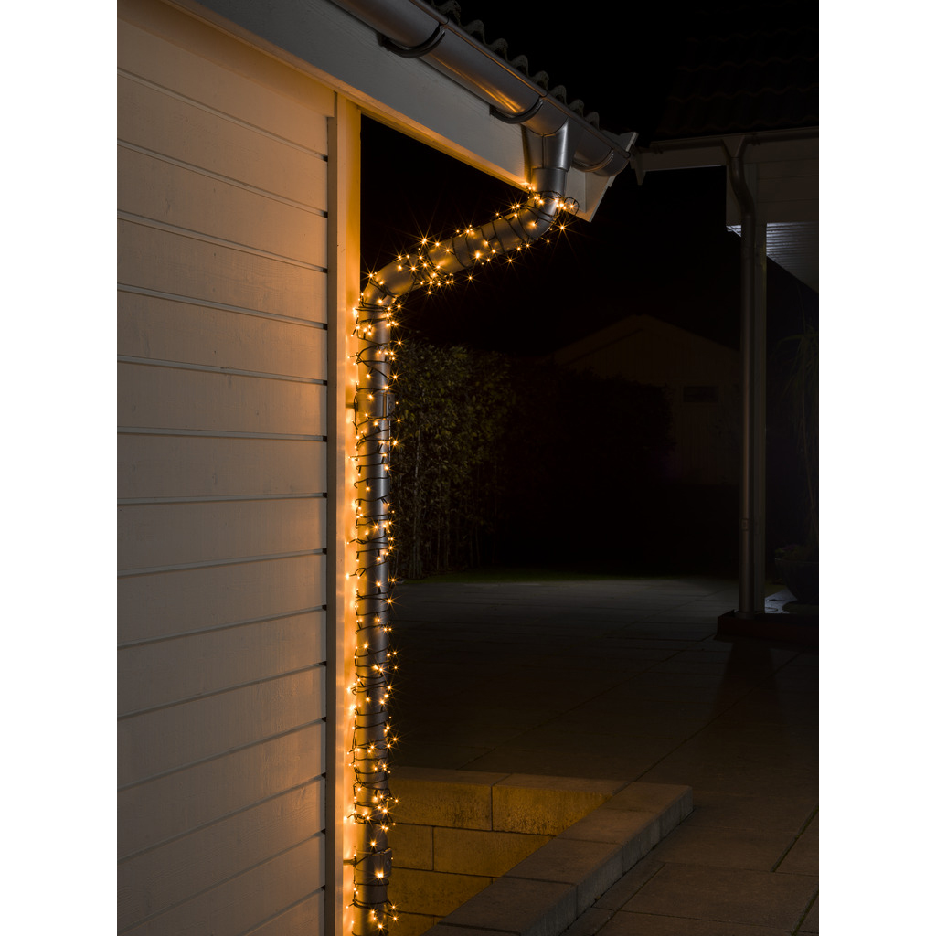 Ljusslinga Gnosjö Konstsmide 100st LED-lampor Amber Utomhus