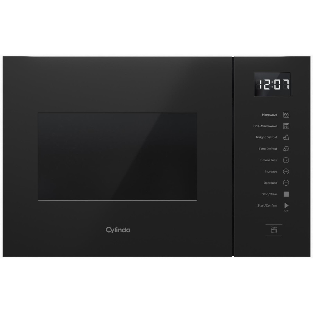 Cylinda IM5341S mikrovågsugn med grill, svart Svart