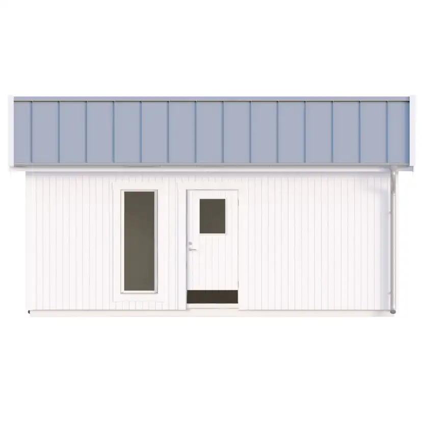 Attefallshus Vibostugan Njuta 25-1 24,3 m² Trähus med Sadeltak