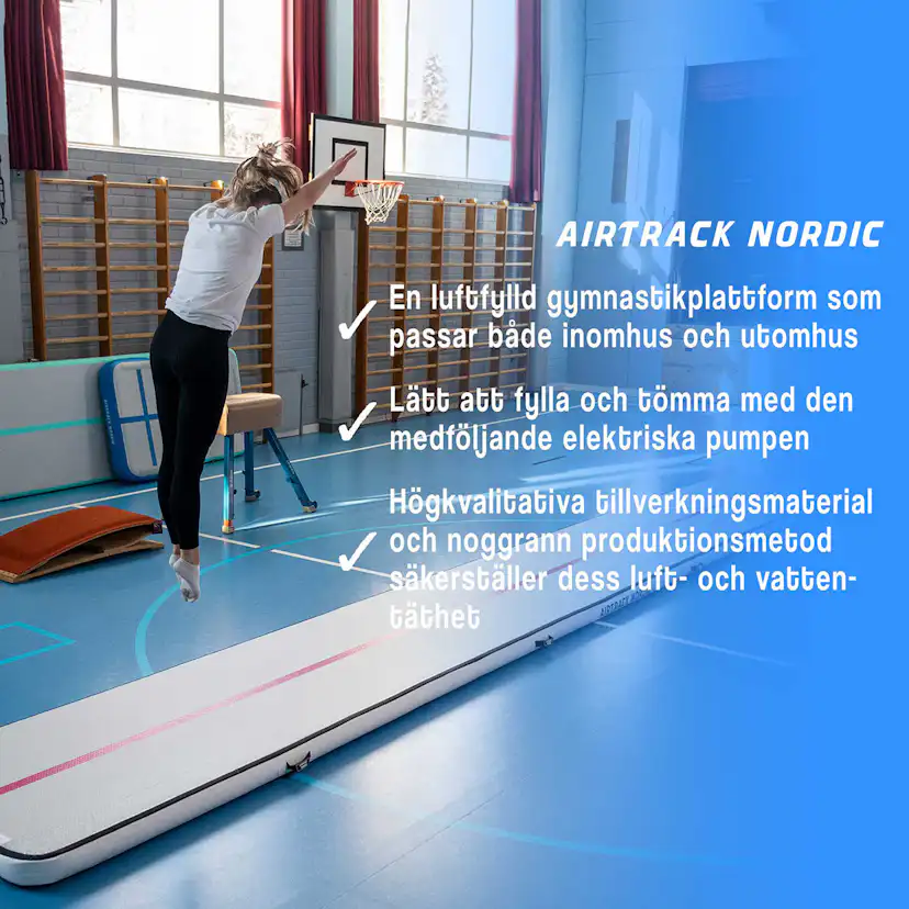 AirTrack Nordic Home Special Edition Luftvoltbana Blå 600 cm