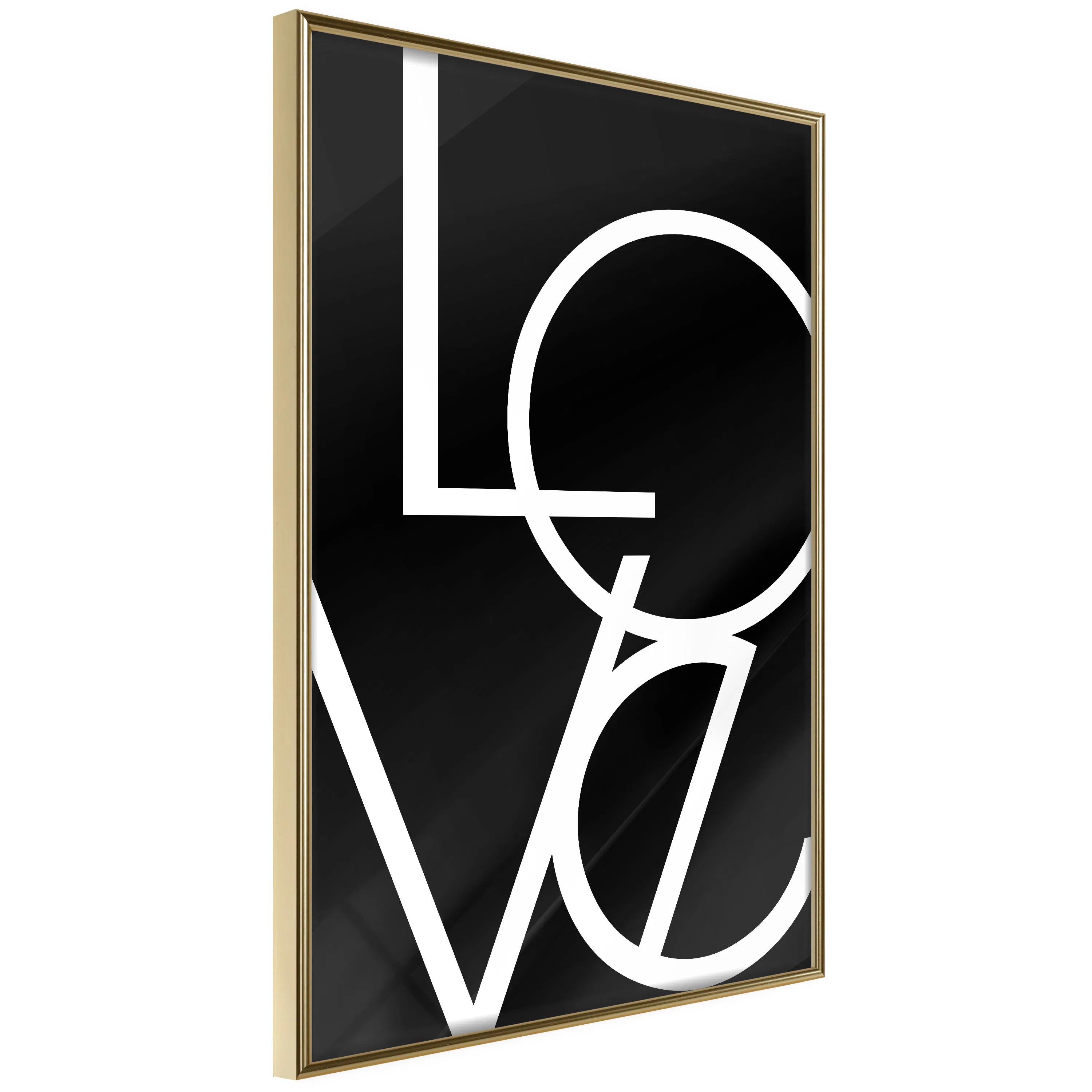 Poster Artgeist Affisch Love in Black and White