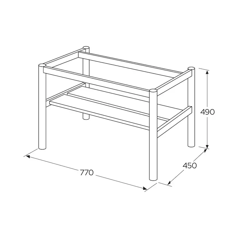 Benställning Gustavsberg Ducentic för Tvättställskåp
