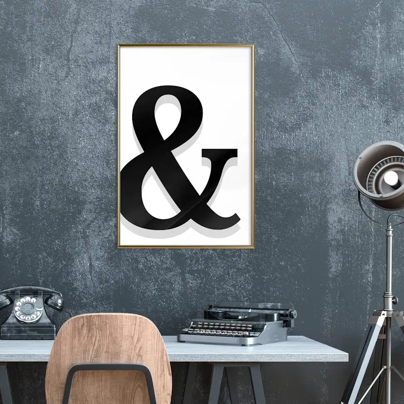 Poster Artgeist Affisch Decorative Letter