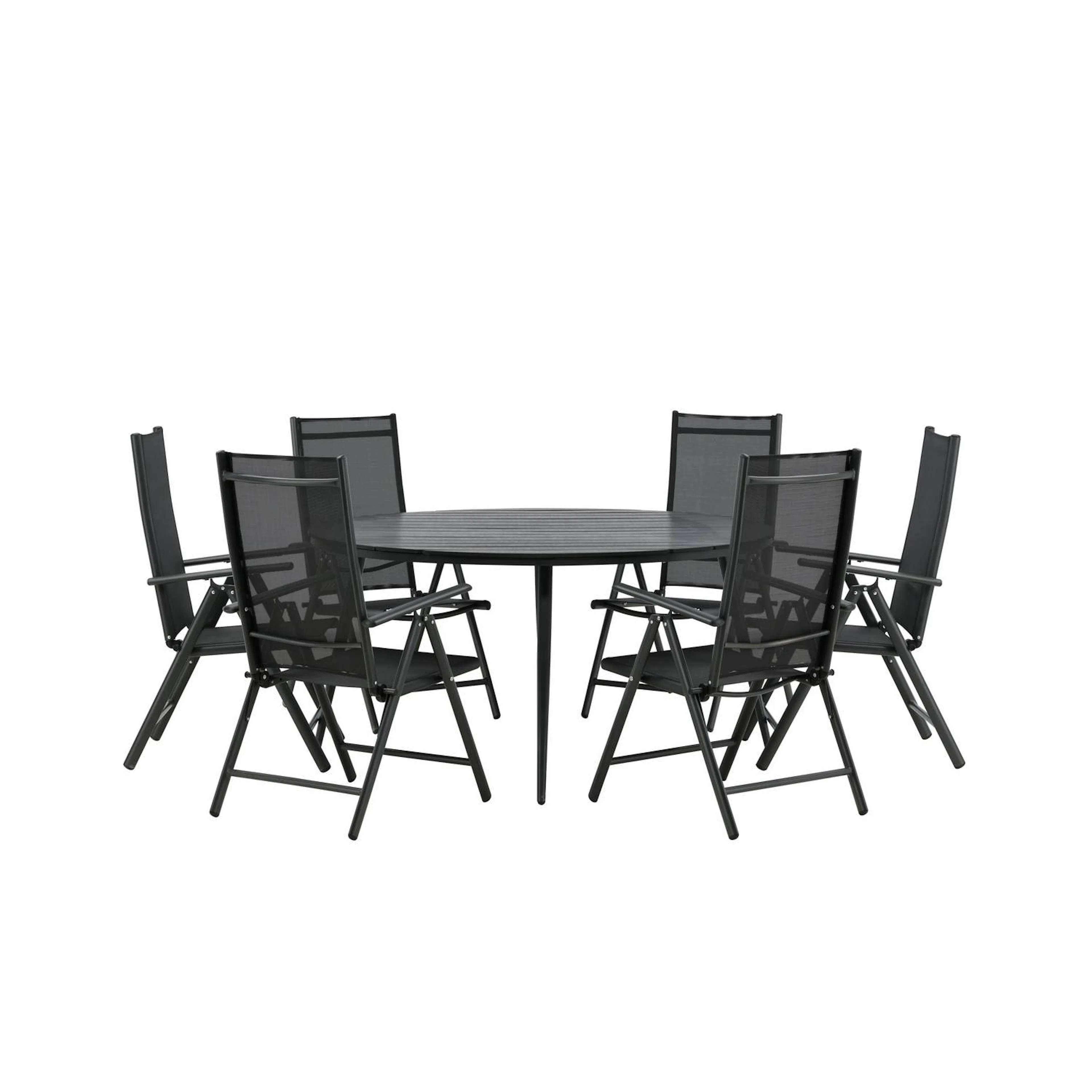 Matgrupp Venture Home Break Matgrupp Utomhus Rund 150 cm med 6 Break Positionsstol