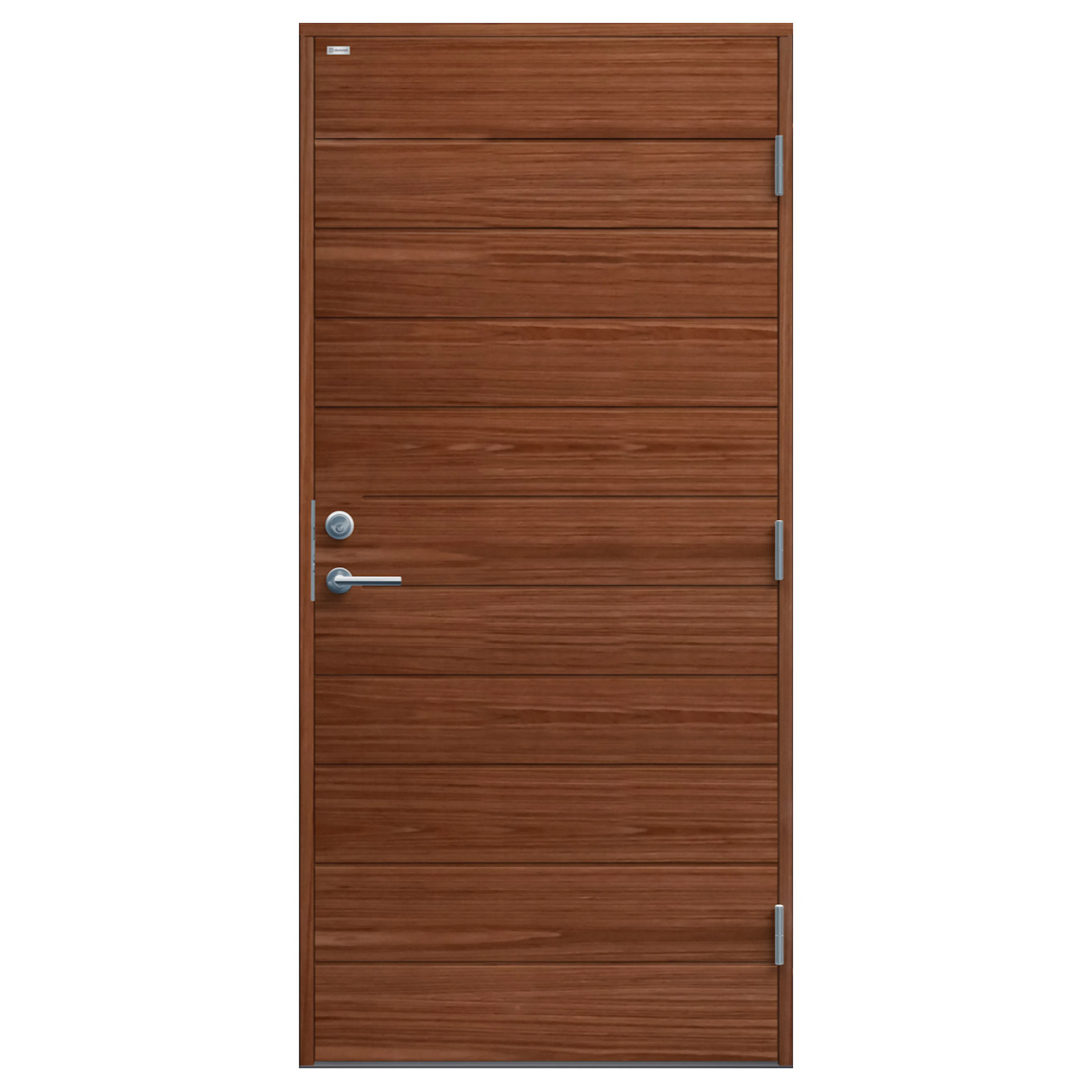 Ytterdörr Clara 10x21 V Teak BxH: 100x210 cm, Vänsterhängd, Teak