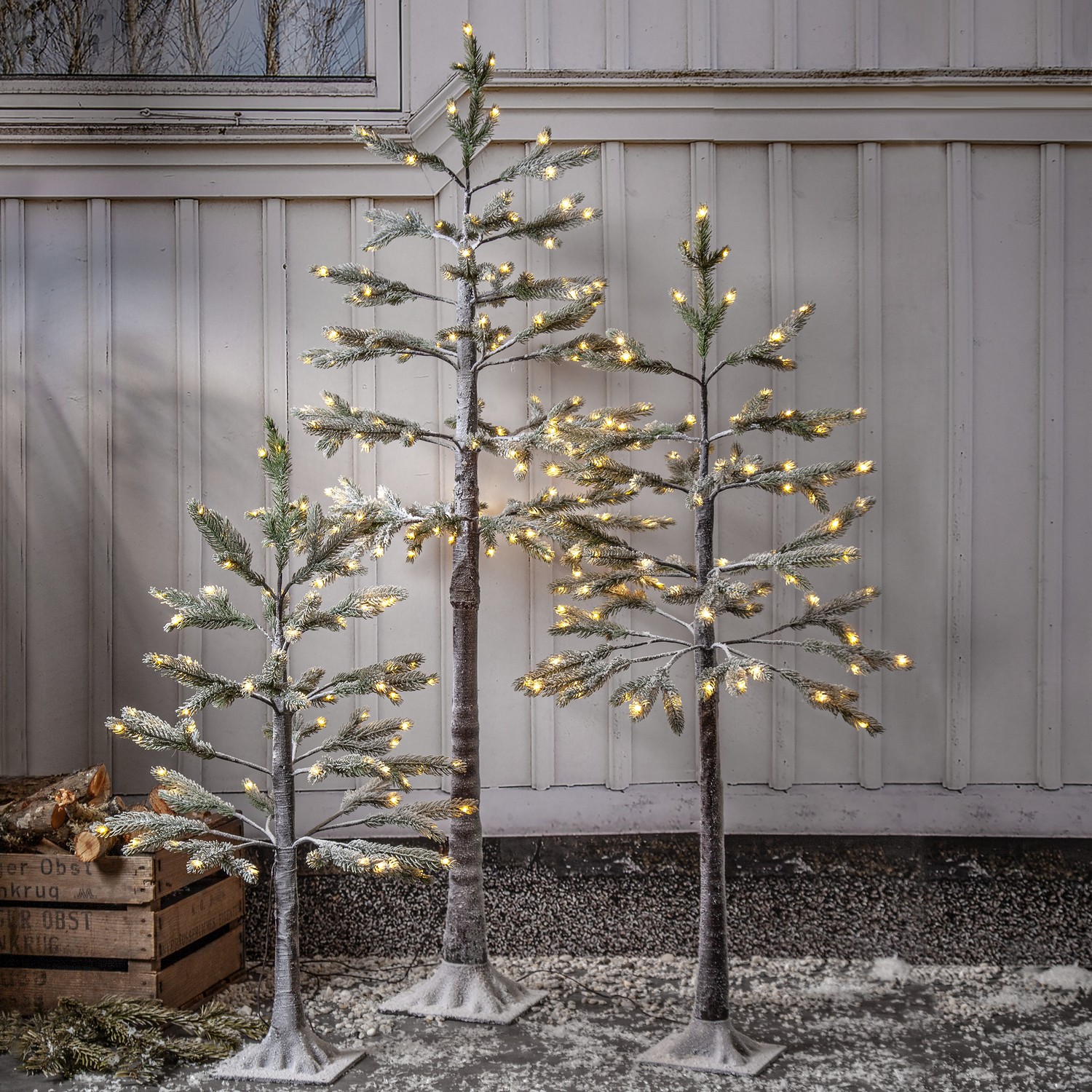 Plastgran Star Trading Tanne med LED