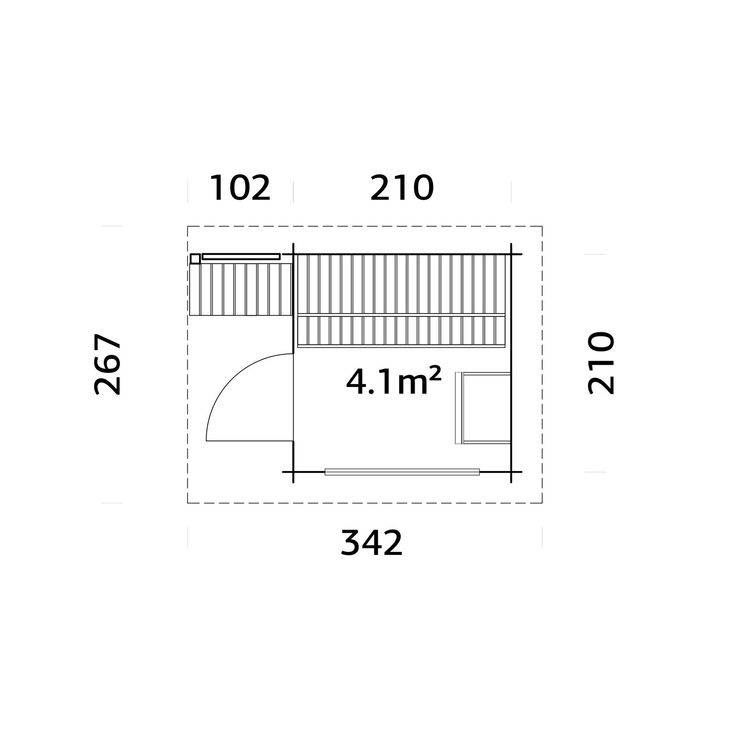 Bastu Palmako Sanna 4,4 m2