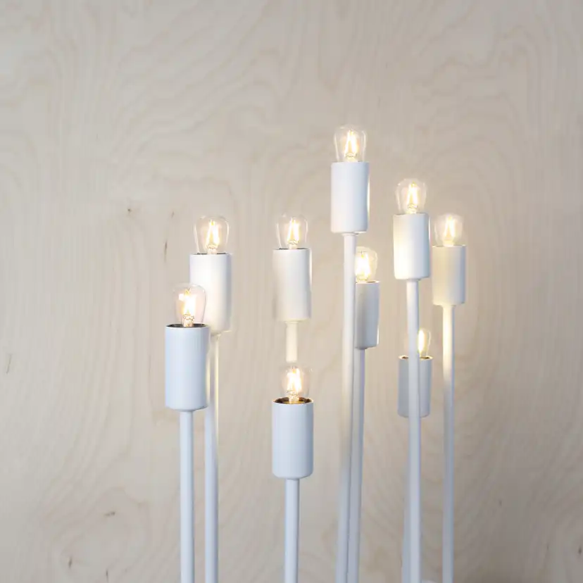 LED-lampa Star Trading Filament E14 ST26 Klar 1,3W 2-pack