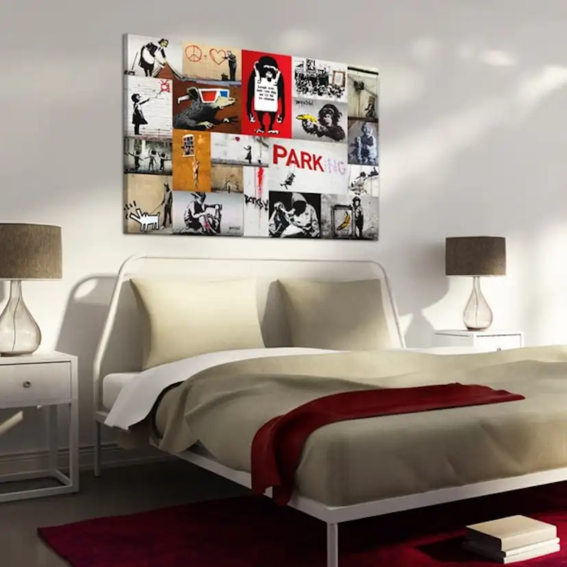 Tavla Arkiio Banksy Collage