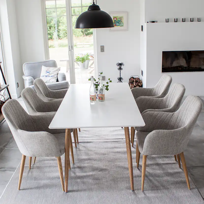 Matgrupp Venture Home Pontus Casper med 6 Stolar