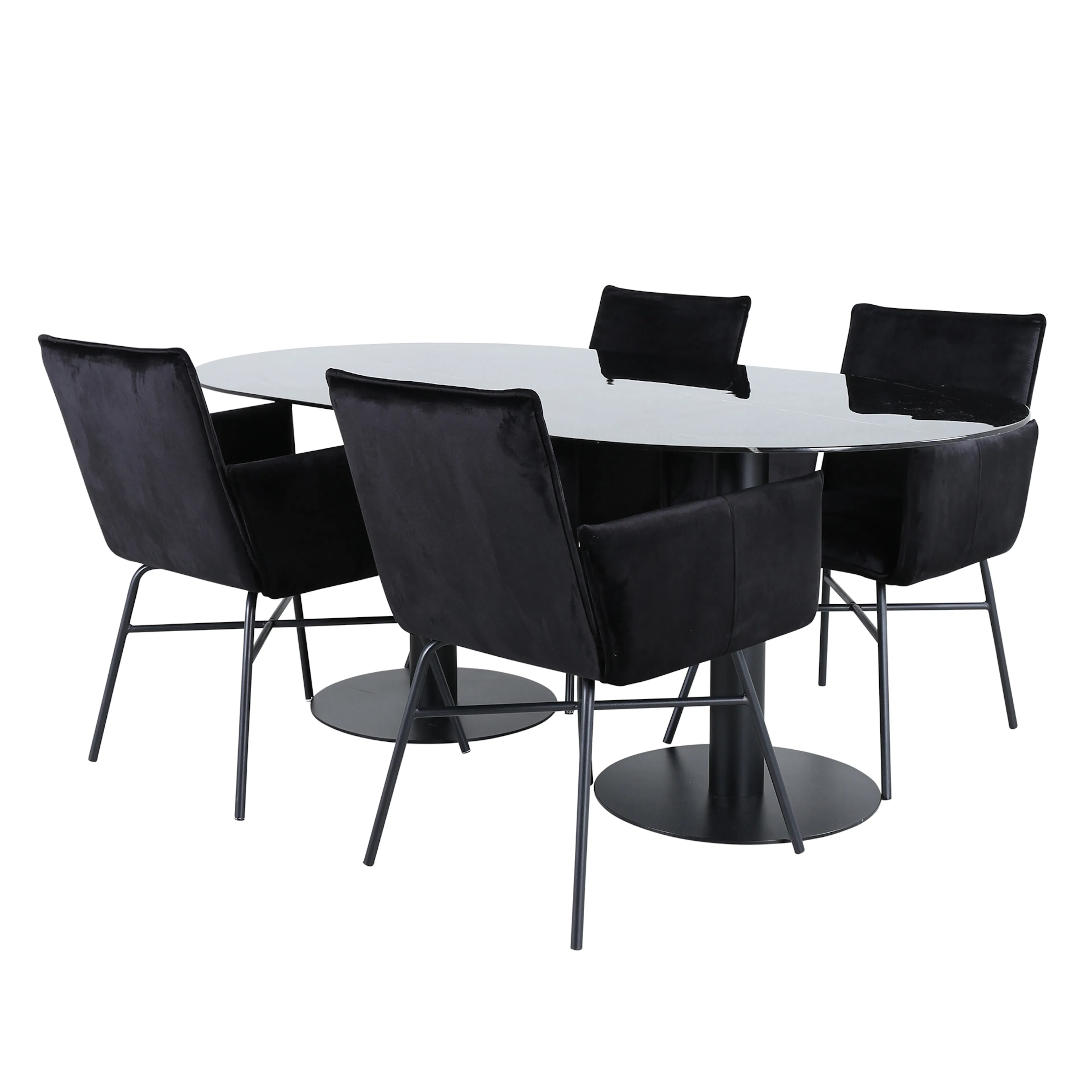 Matgrupp Venture Home Oslo med 4 Annika Stolar