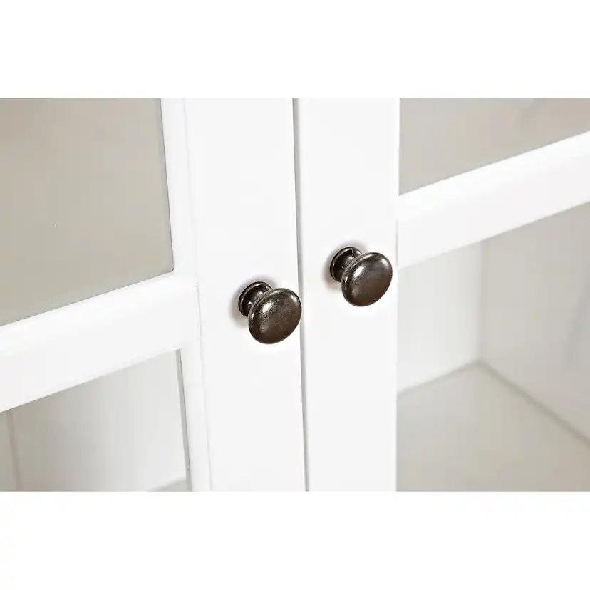 Vitrinskåp In Living Hampton 100 cm 3 Hyllor 2 Dörrar