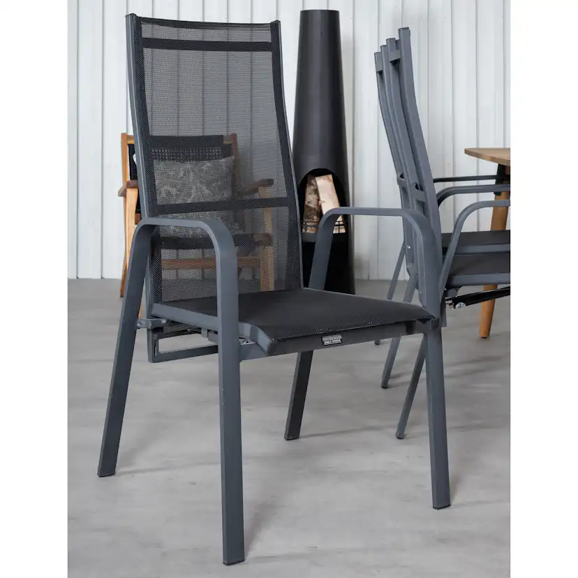 Matgrupp Venture Home Julle med 6 Cubb Recliner Matstolar