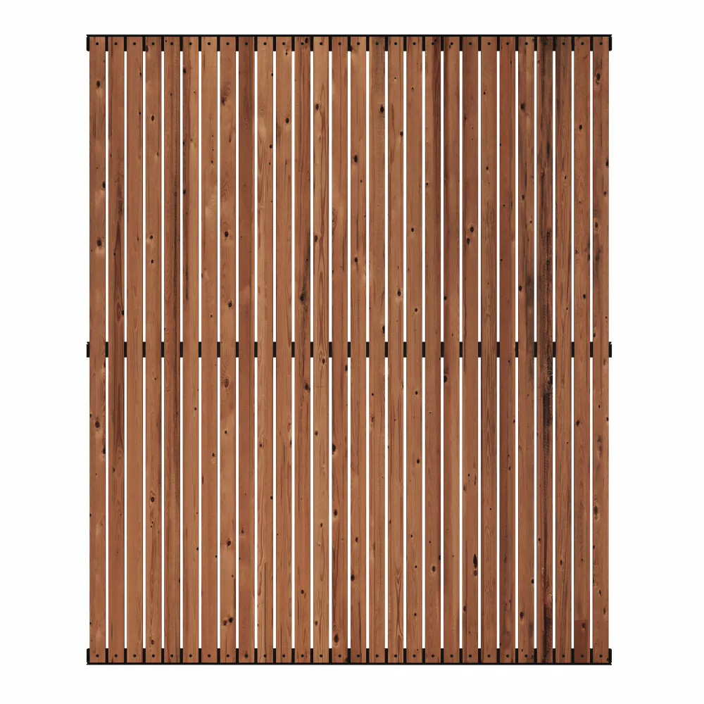 Staket PLUS Saga ThermoWood 150 x 180 cm