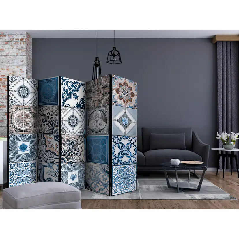 Rumsavdelare Arkiio Blue Arabesque II 225x172 cm