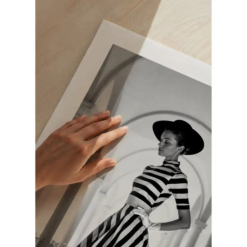 Poster Gallerix Black And White Striped